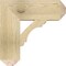 Ekena Millwork Olympic Craftsman Rough Sawn Bracket, Douglas Fir, 6"W x 20"D x 20"H BKT06X20X20OLY04RDF - alternate 4